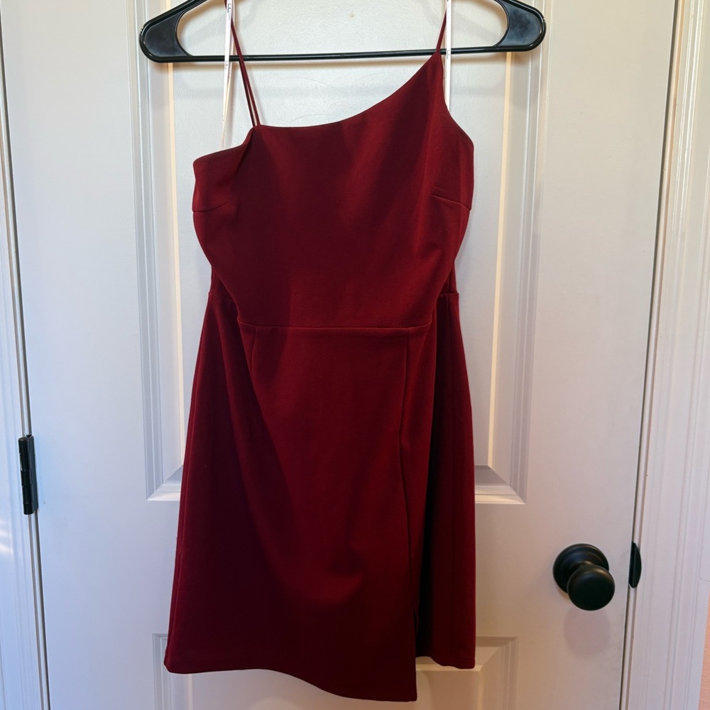Lulus Asymmetrical Bodycon mini Dress